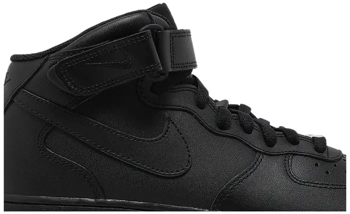 NIKE AIR FORCE 1 MID '07 'TRIPLE BLACK'
