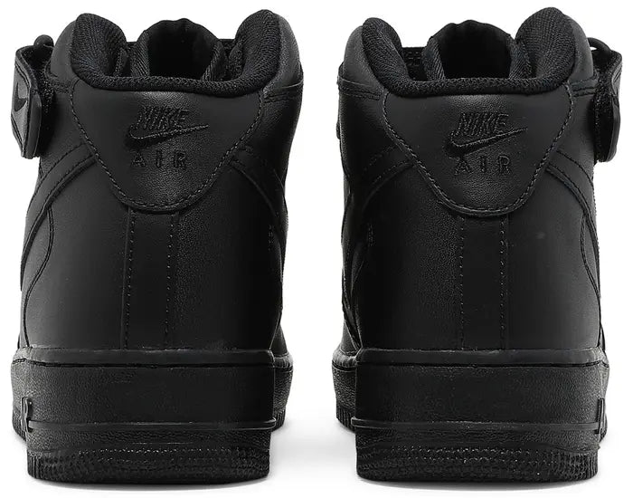 NIKE AIR FORCE 1 MID '07 'TRIPLE BLACK'