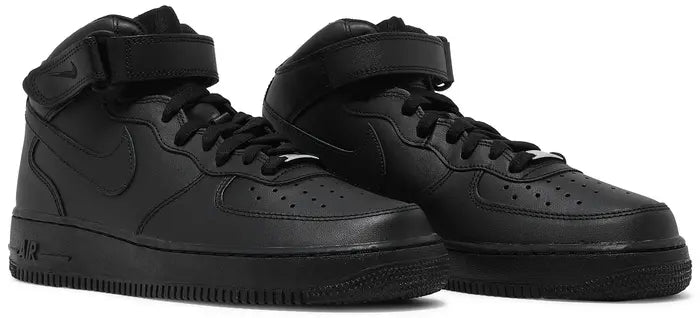 NIKE AIR FORCE 1 MID '07 'TRIPLE BLACK'
