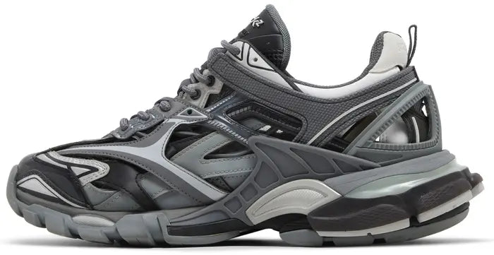 BALENCIAGA TRACK 2.0 TRAINER SNEAKER IN GREY/BLACK