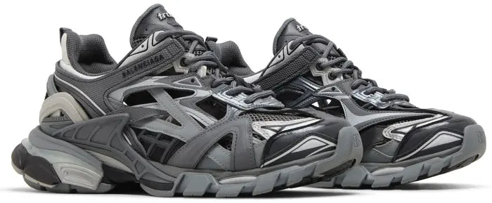 BALENCIAGA TRACK 2.0 TRAINER SNEAKER IN GREY/BLACK