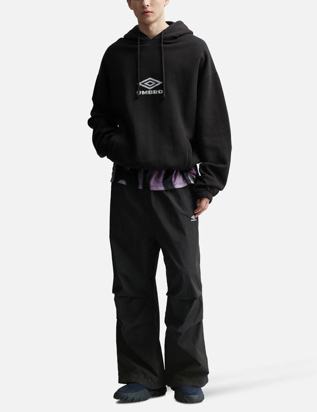 UMBRO X SLAM JAM MASKED HOODIE BLACK