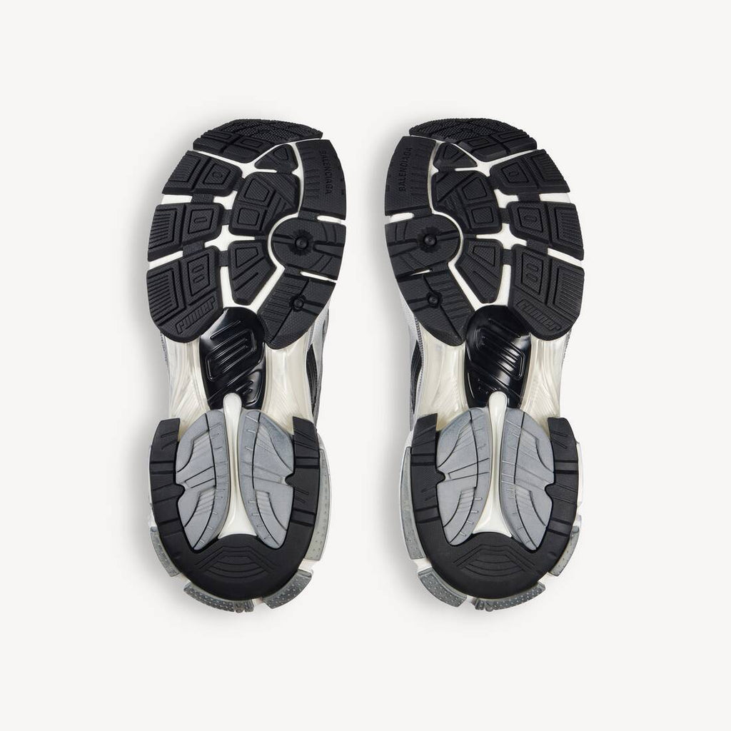 BALENCIAGA RUNNER NYLON SNEAKER IN GREY/WHITE/BLACK