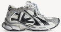 BALENCIAGA RUNNER NYLON SNEAKER IN GREY/WHITE/BLACK