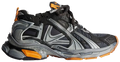 BALENCIAGA RUNNER SNEAKER 'WORN-OUT - BLACK FLUO ORANGE'