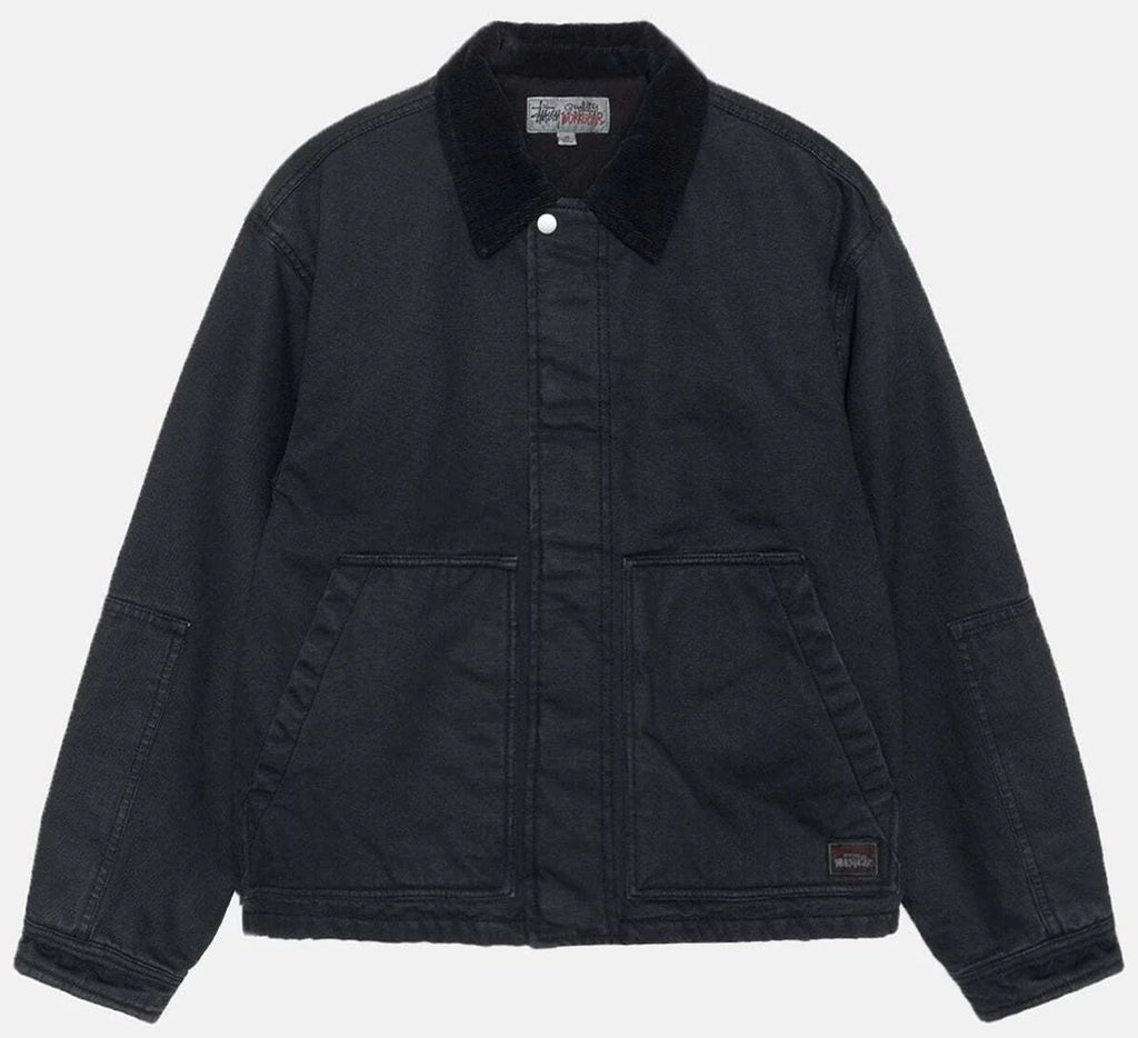 STUSSY WORKGEAR JACKET BLACK