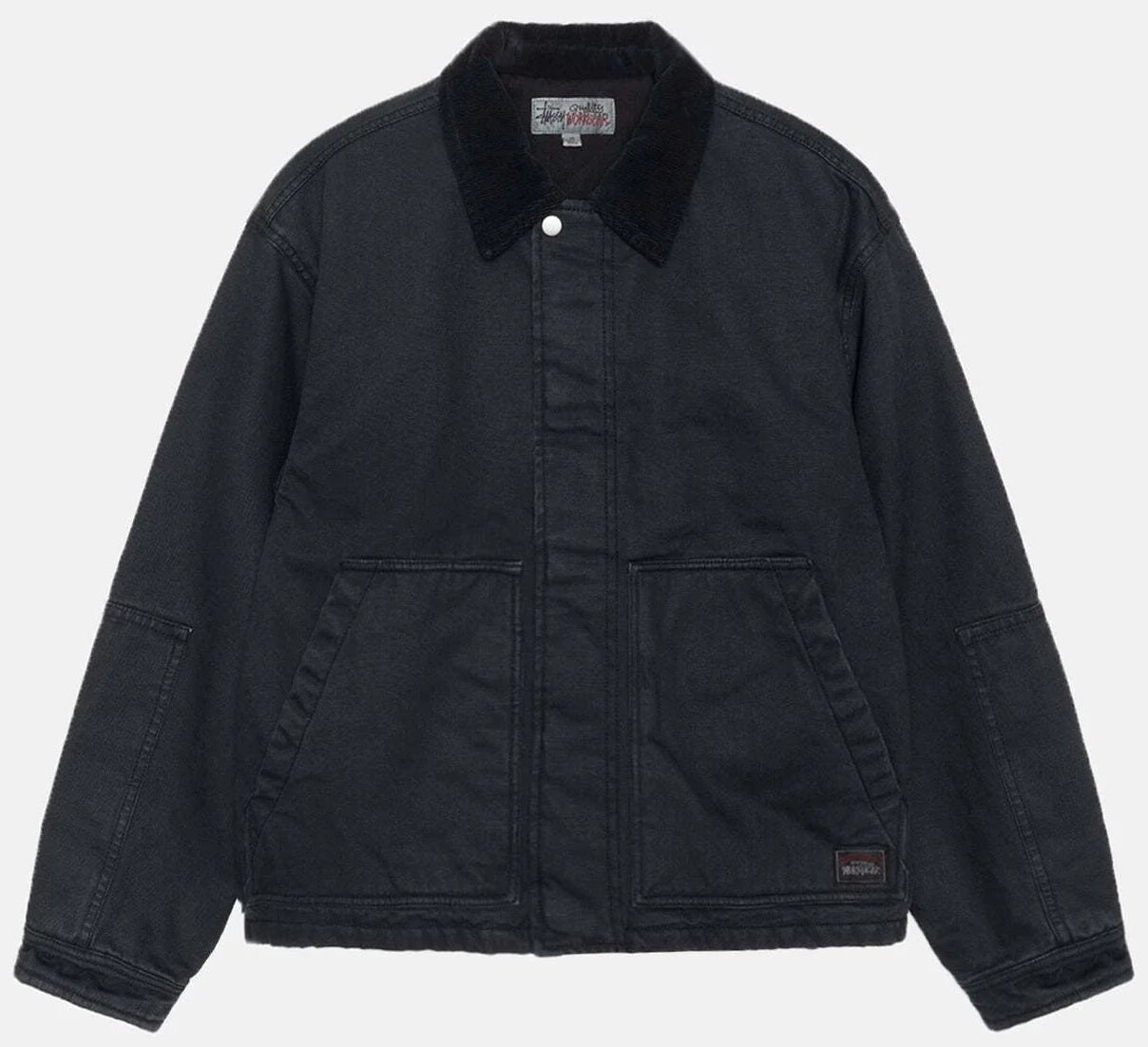 STUSSY WORKGEAR JACKET BLACK