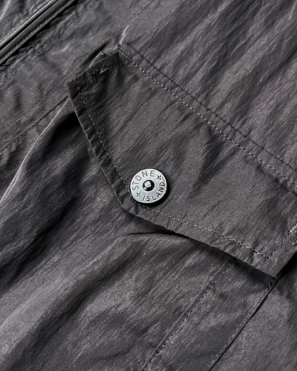 STONE ISLAND GHOST PIECE COTTON OVERSHIRT