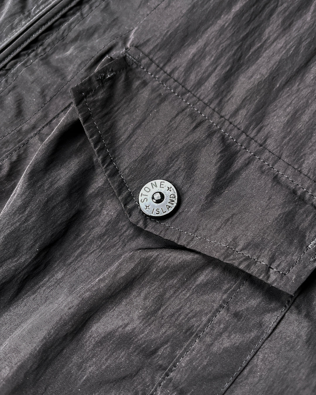 STONE ISLAND GHOST PIECE COTTON OVERSHIRT
