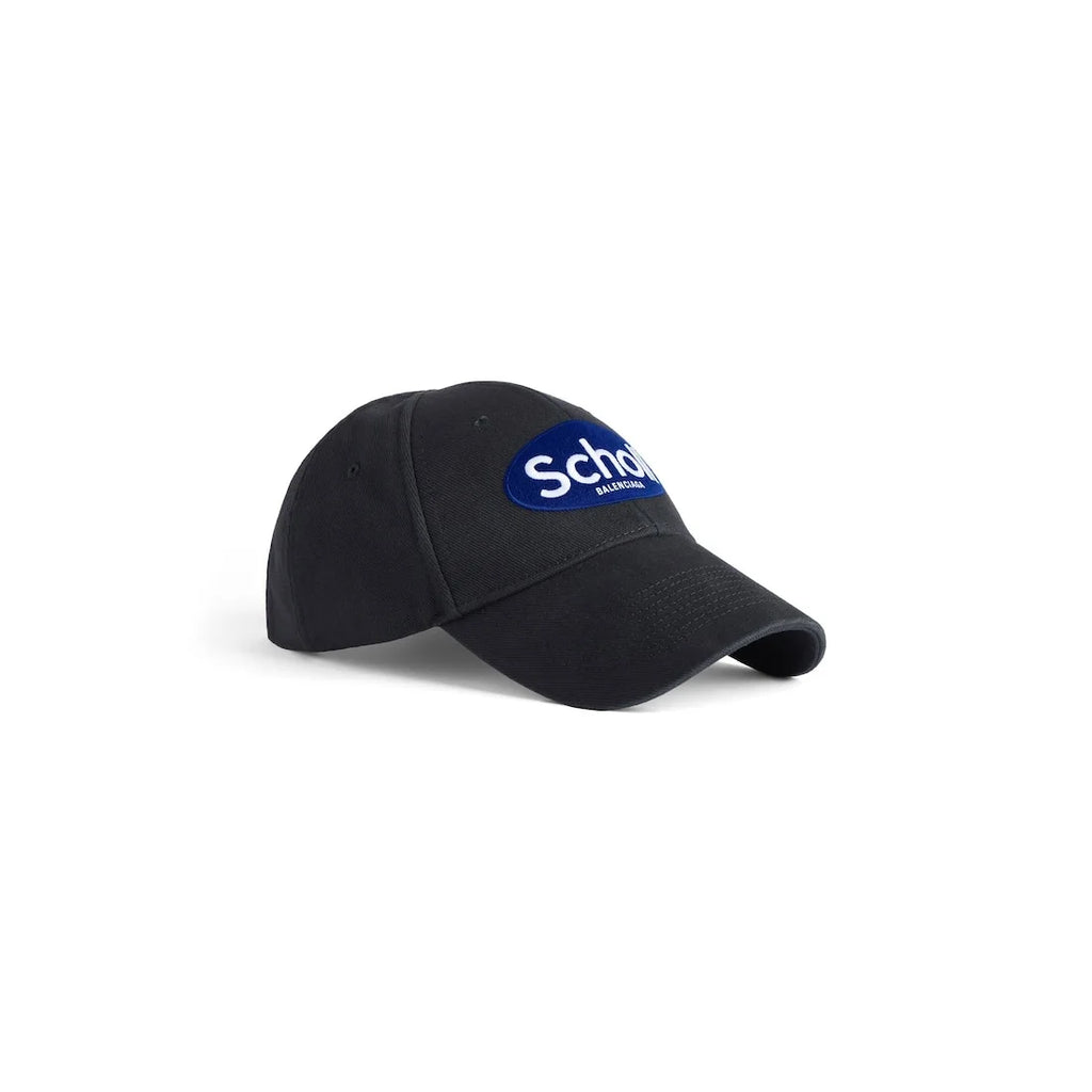 BALENCIAGA I SCHOLL CAP IN BLACK FADED
