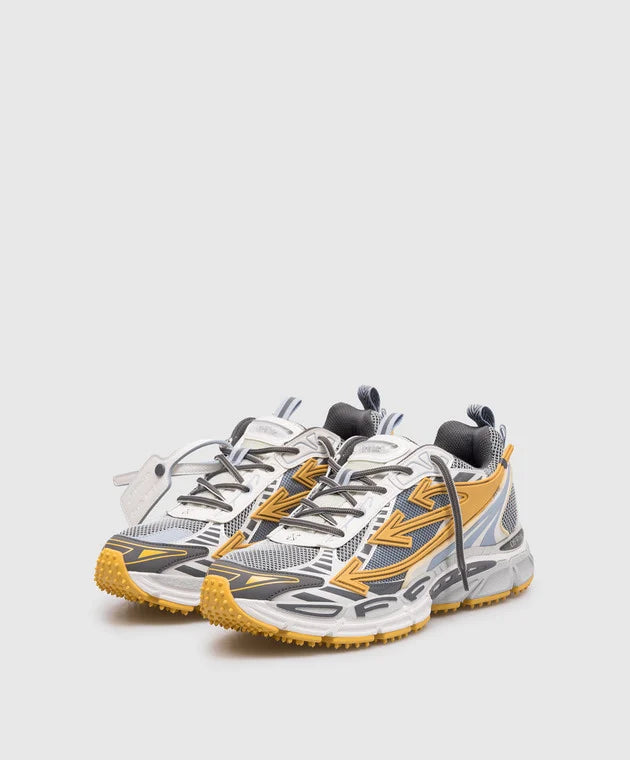 OFF-WHITE BE RIGHT BACK IN YELLOW/GREY