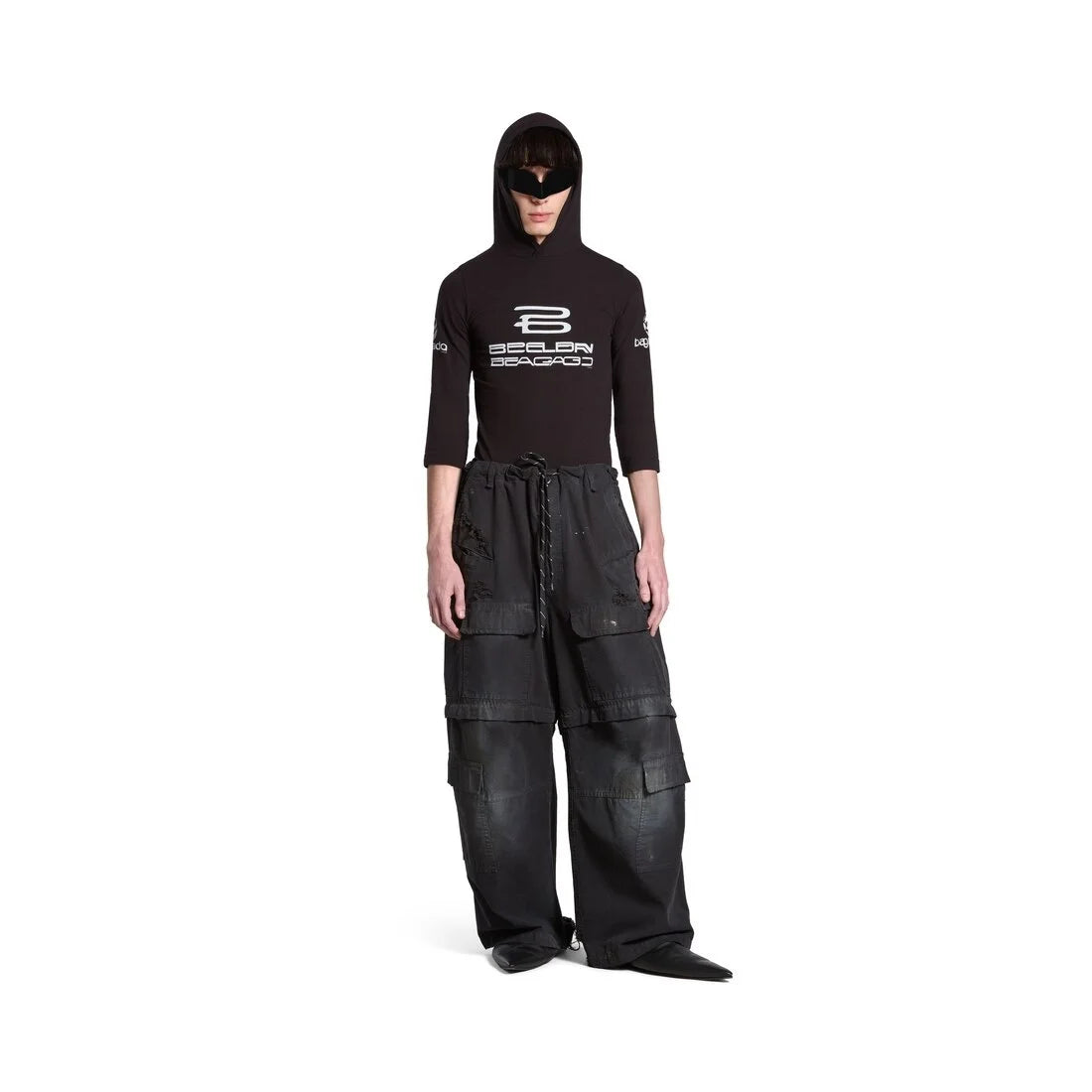 BALENCIAGA LARGE CARGO PANTS 'BLACK'
