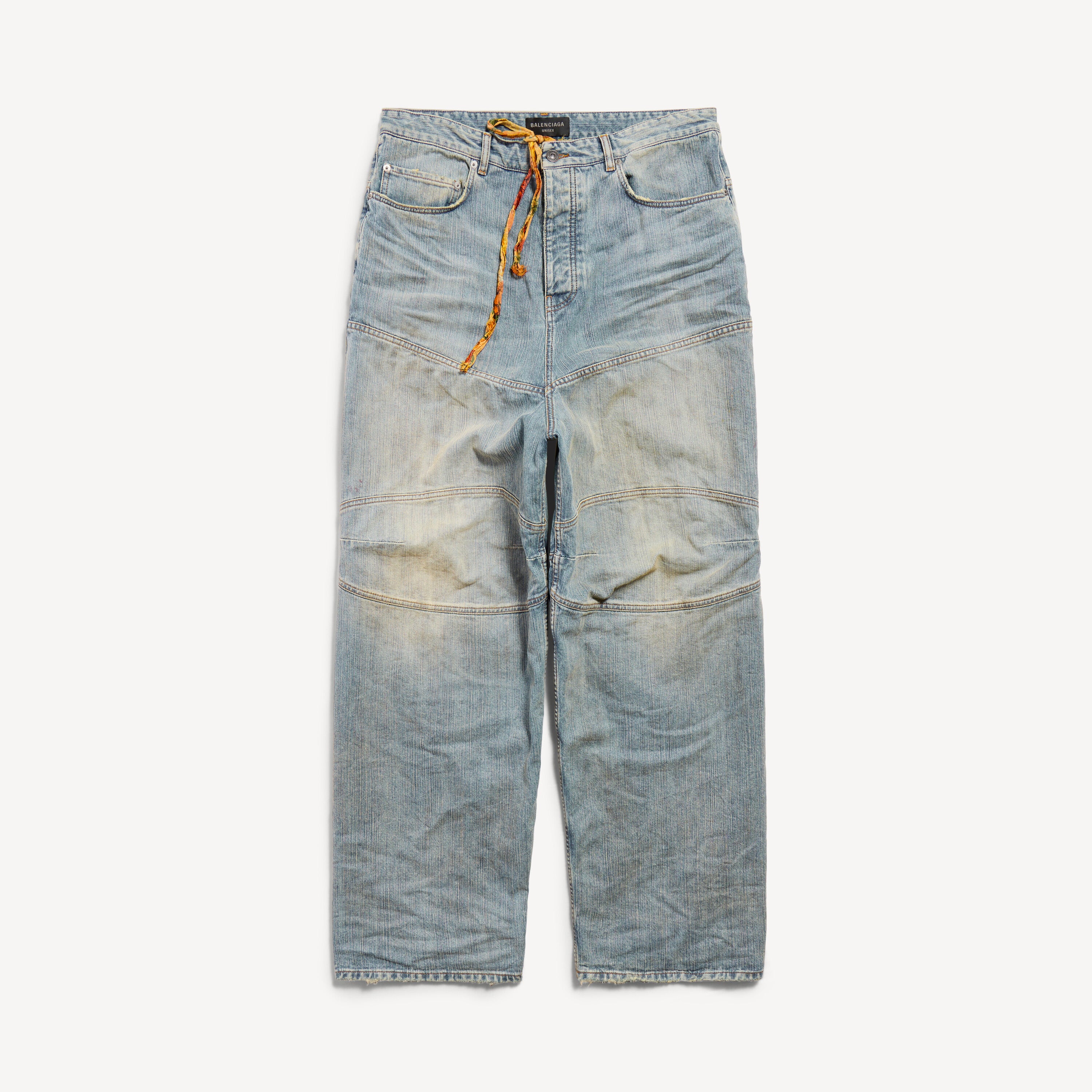 BALENCIAGA BAGGY PANTS IN LIGHT BLUE