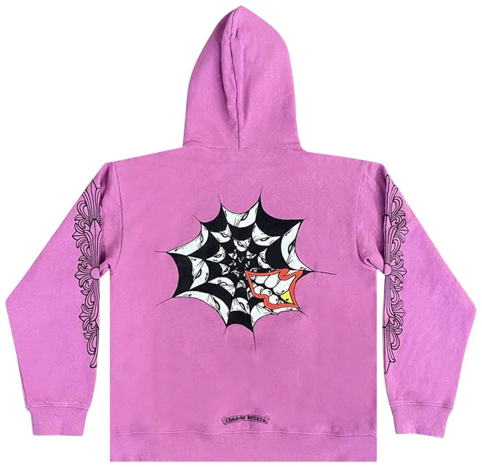 CHROME HEARTS x MATTY BOY WEB HOODIE “PURPLE”