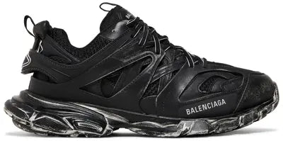 BALENCIAGA TRACK 3.0 SNEAKER IN FADED BLACK