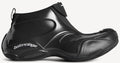 BALENCIAGA BASKETBALL SNEAKER IN BLACK AND SHINY POLYESTER & POLYURETHANE