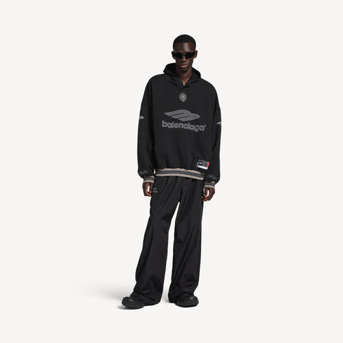 BALENCIAGA 3B FOOTBALL POLO HOODIE
