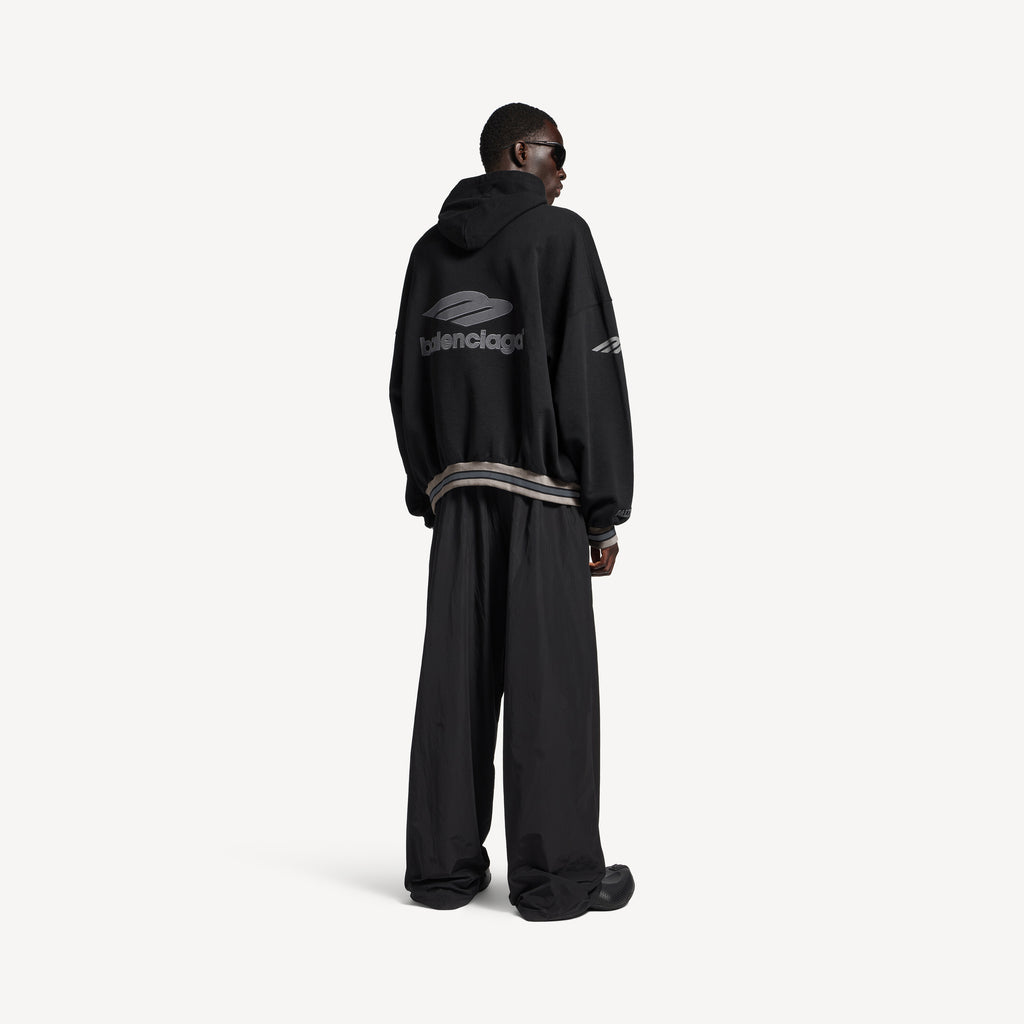 BALENCIAGA 3B FOOTBALL POLO HOODIE