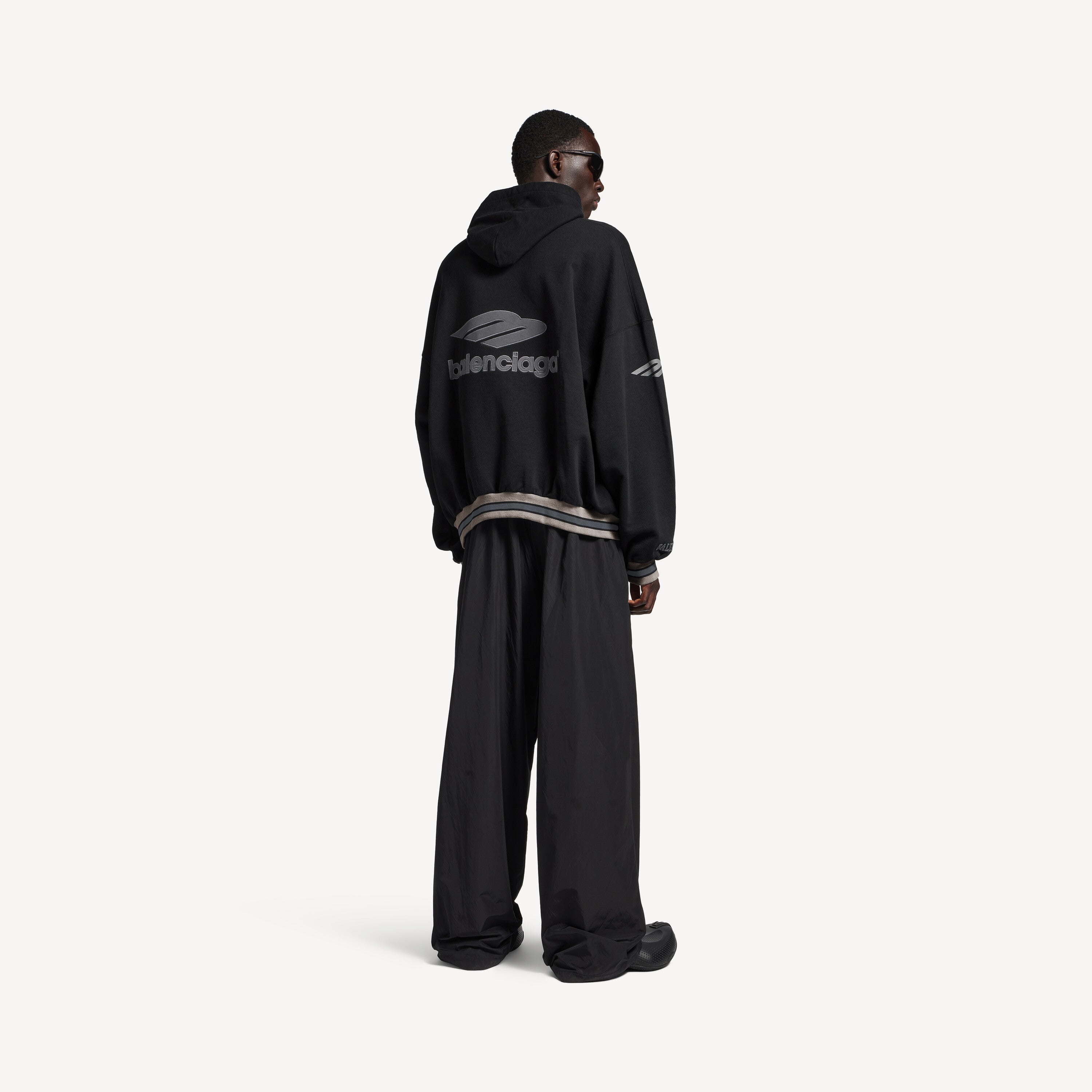 BALENCIAGA 3B FOOTBALL POLO HOODIE