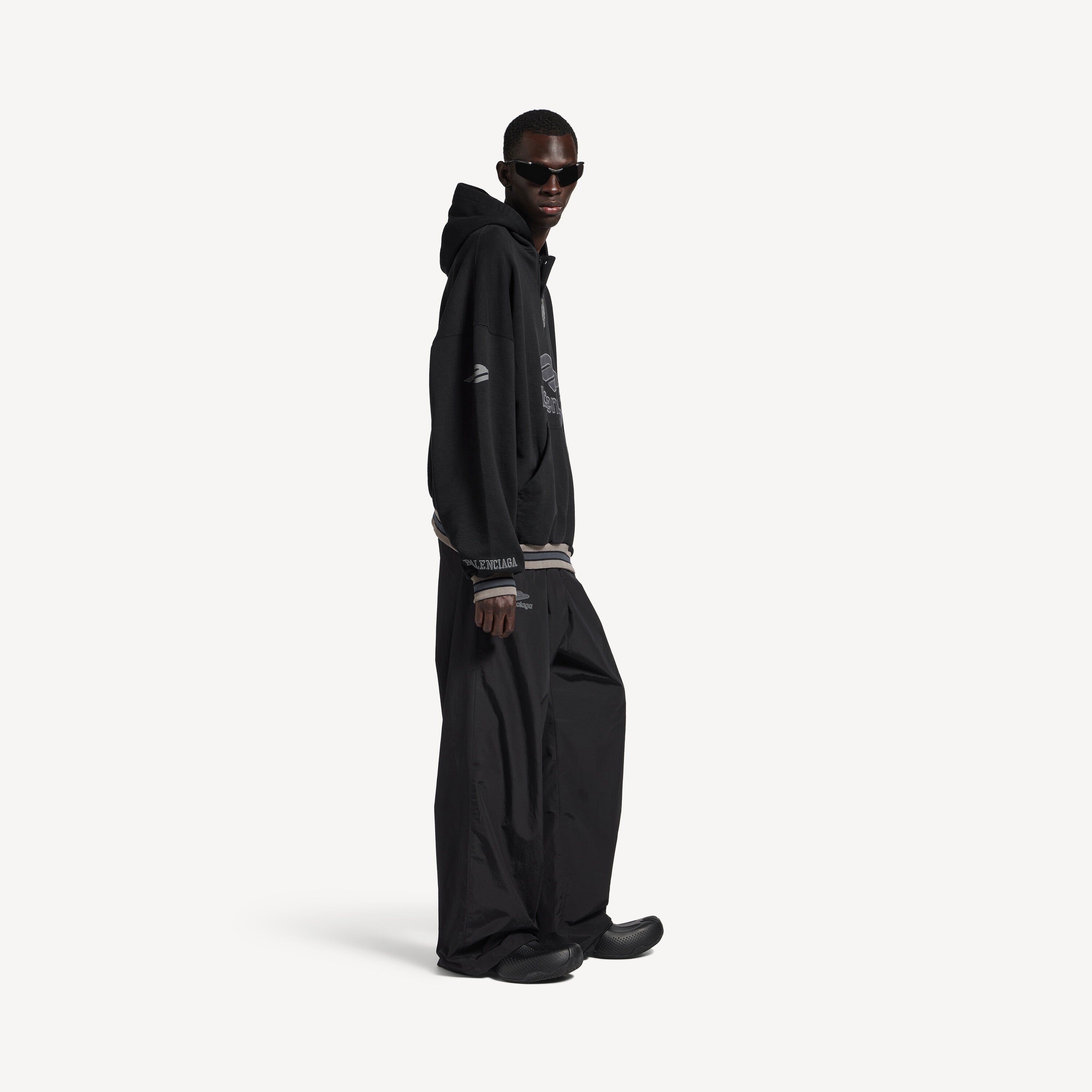 BALENCIAGA 3B FOOTBALL POLO HOODIE