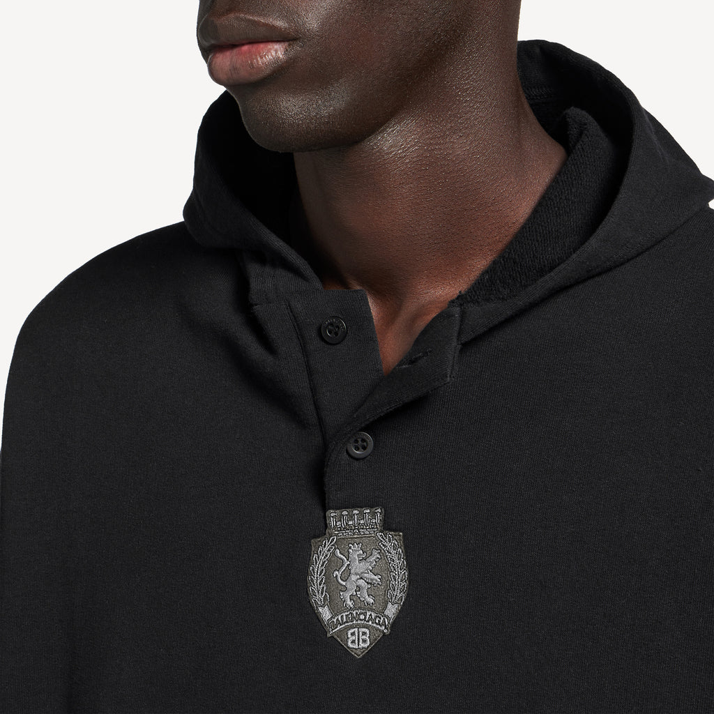 BALENCIAGA 3B FOOTBALL POLO HOODIE