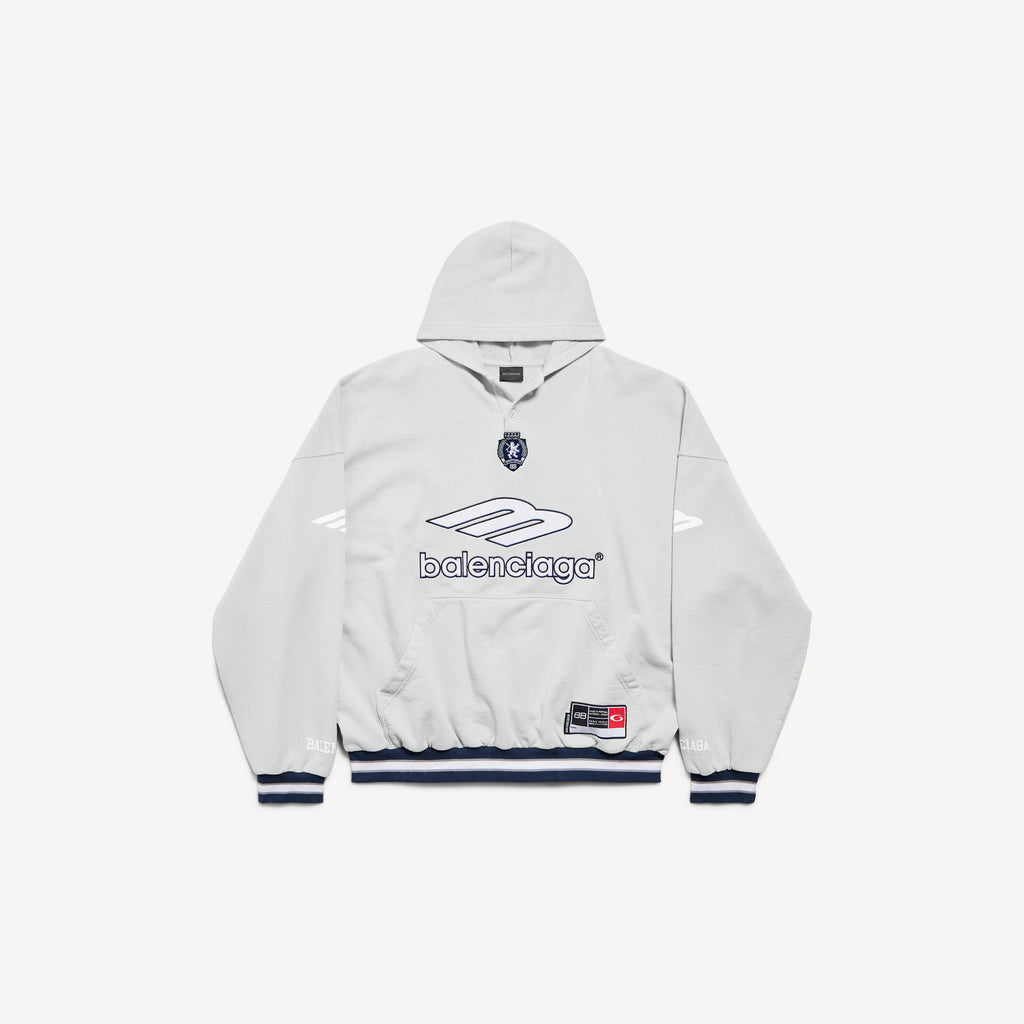 BALENCIAGA 3B FOOTBALL POLO HOODIE