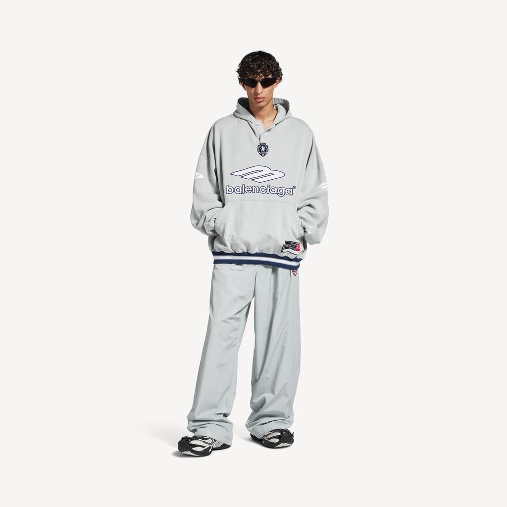 BALENCIAGA 3B FOOTBALL POLO HOODIE