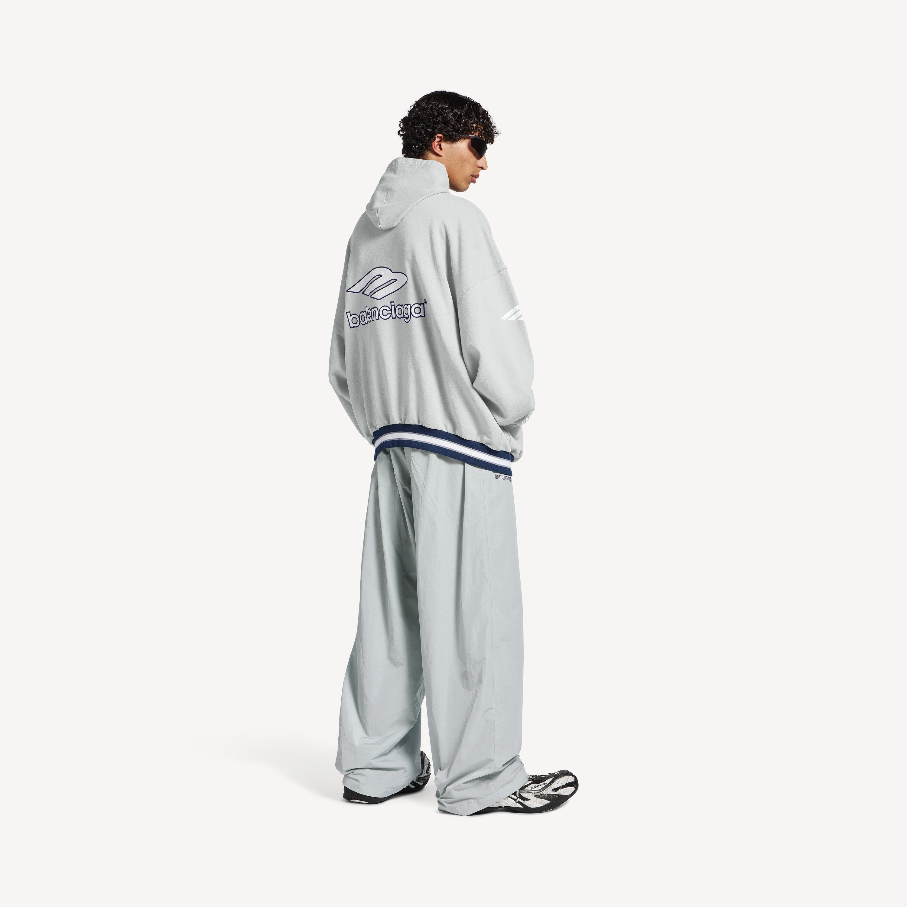 BALENCIAGA 3B FOOTBALL POLO HOODIE