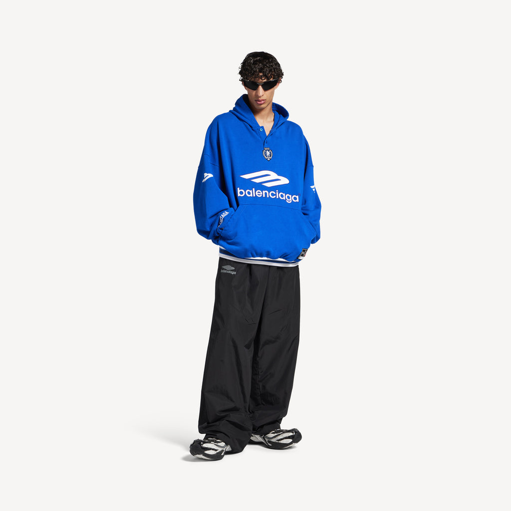 BALENCIAGA 3B FOOTBALL POLO HOODIE