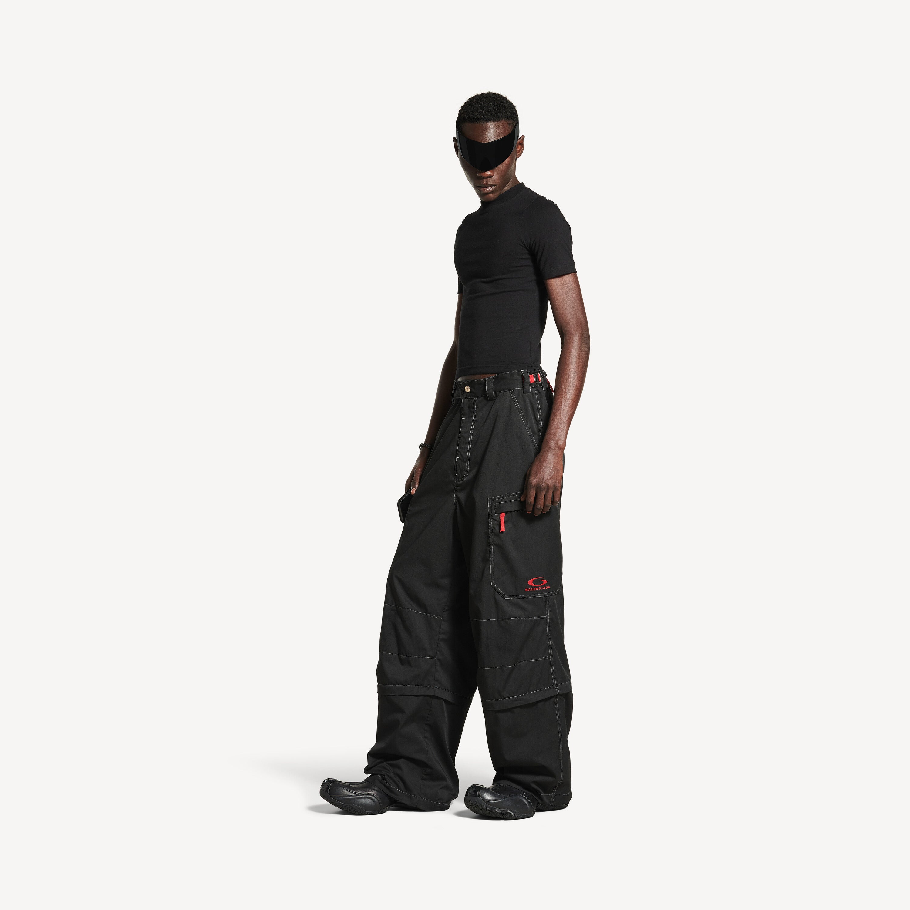 BALENCIAGA UTILITY WORK PANTS IN BLACK