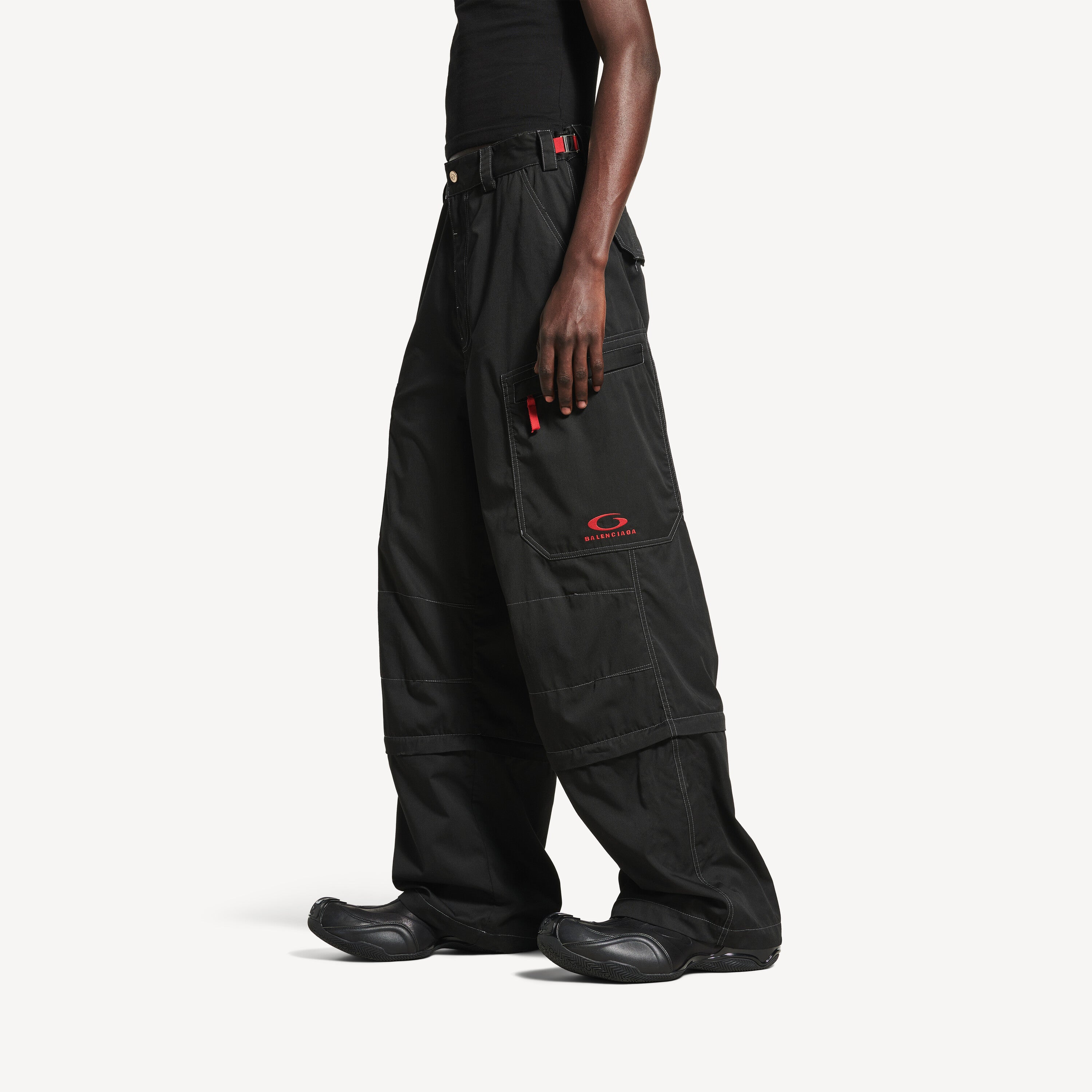 BALENCIAGA UTILITY WORK PANTS IN BLACK