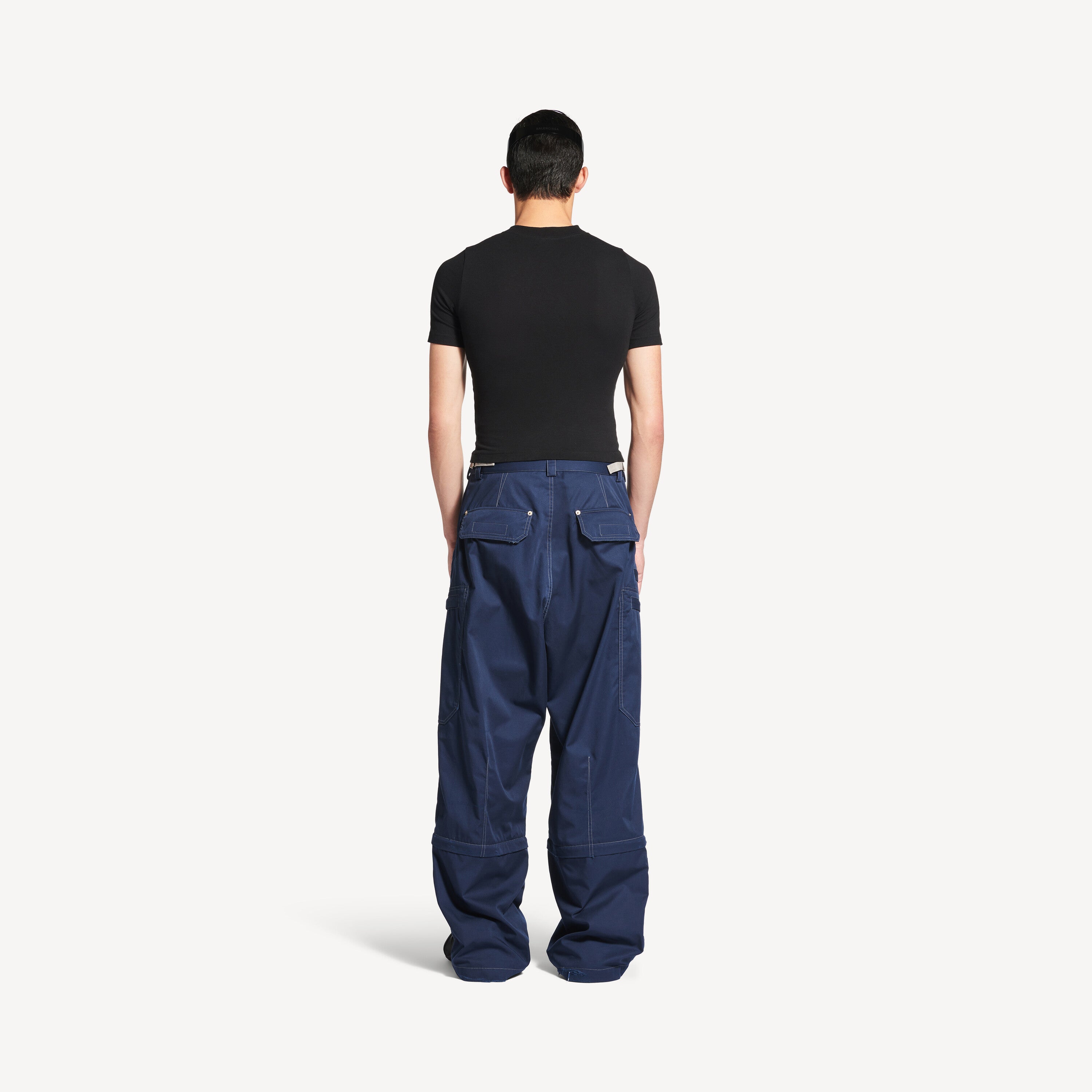 BALENCIAGA UTILITY WORK PANTS IN NAVY