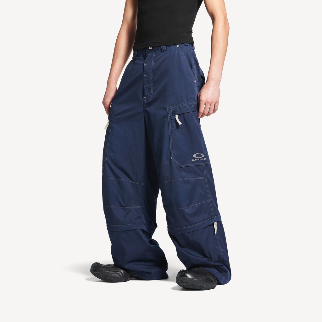 BALENCIAGA UTILITY WORK PANTS IN NAVY