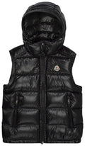 MONCLER BORMES SHINY PUFFER VEST “BLACK”