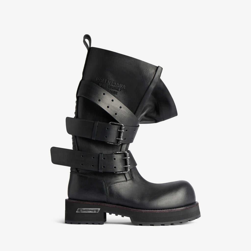 BALENCIAGA HIGH VENOM BOOT IN BLACK