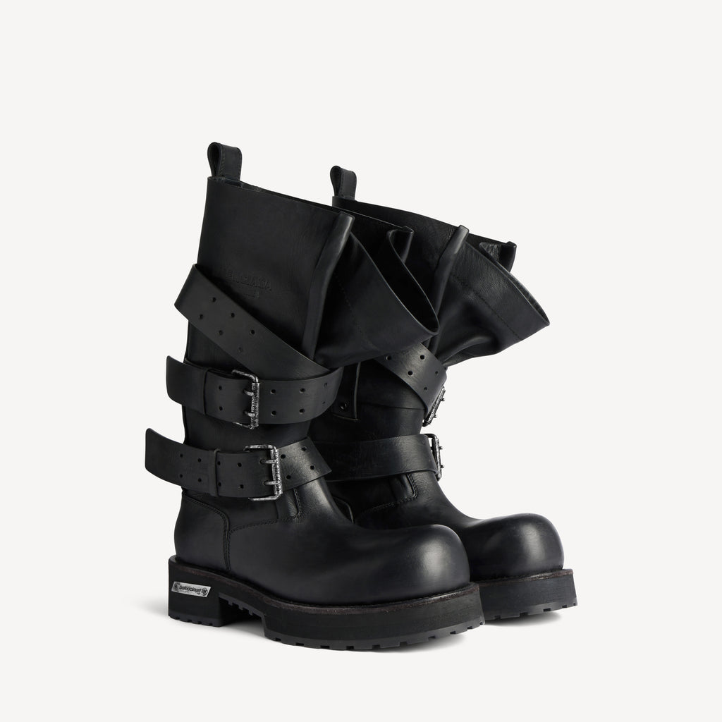 BALENCIAGA HIGH VENOM BOOT IN BLACK