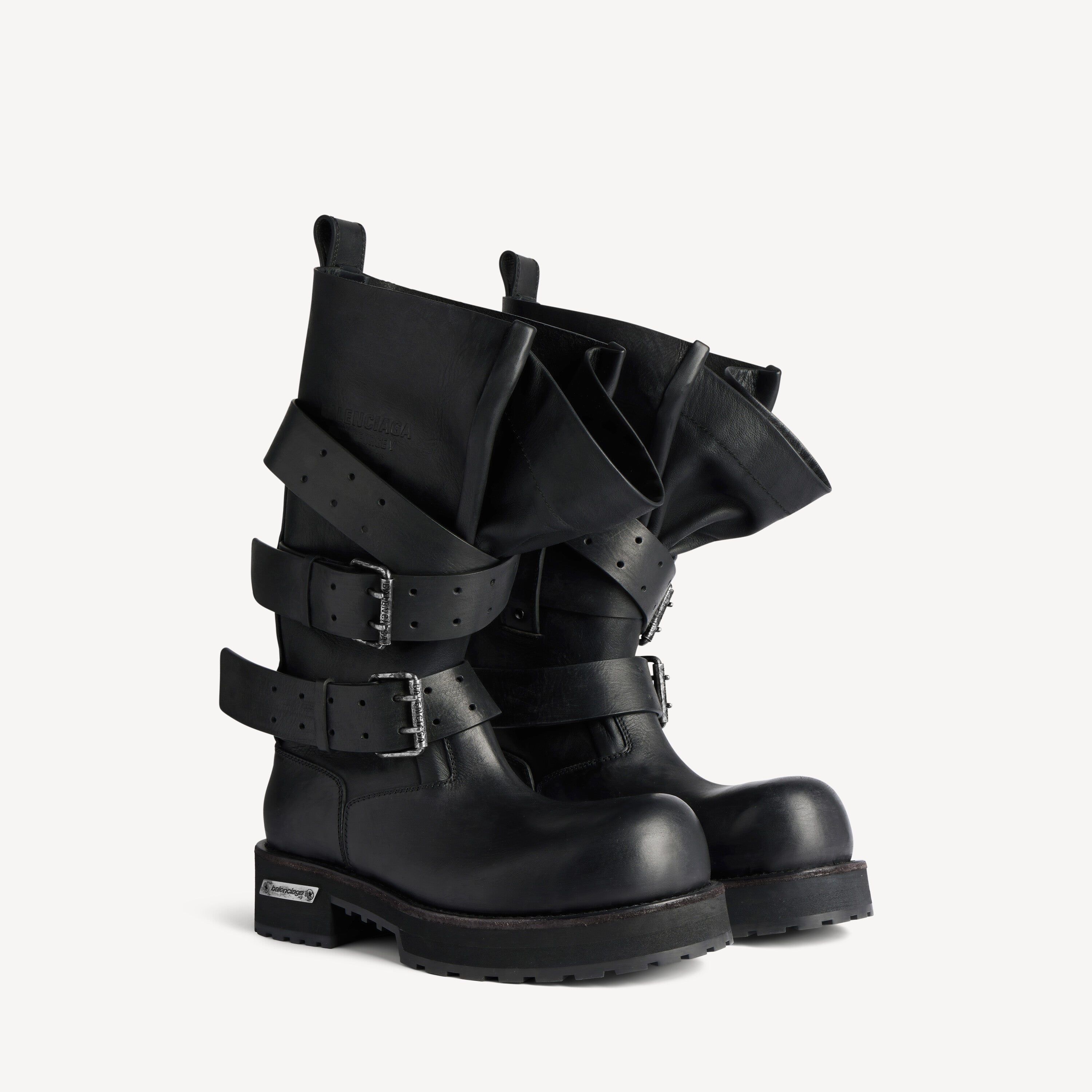 BALENCIAGA HIGH VENOM BOOT IN BLACK
