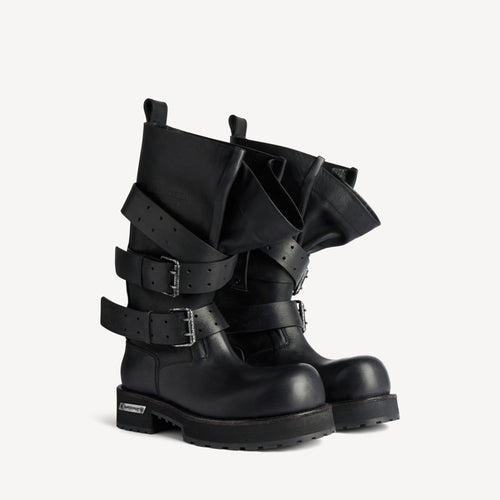 BALENCIAGA HIGH VENOM BOOT IN BLACK