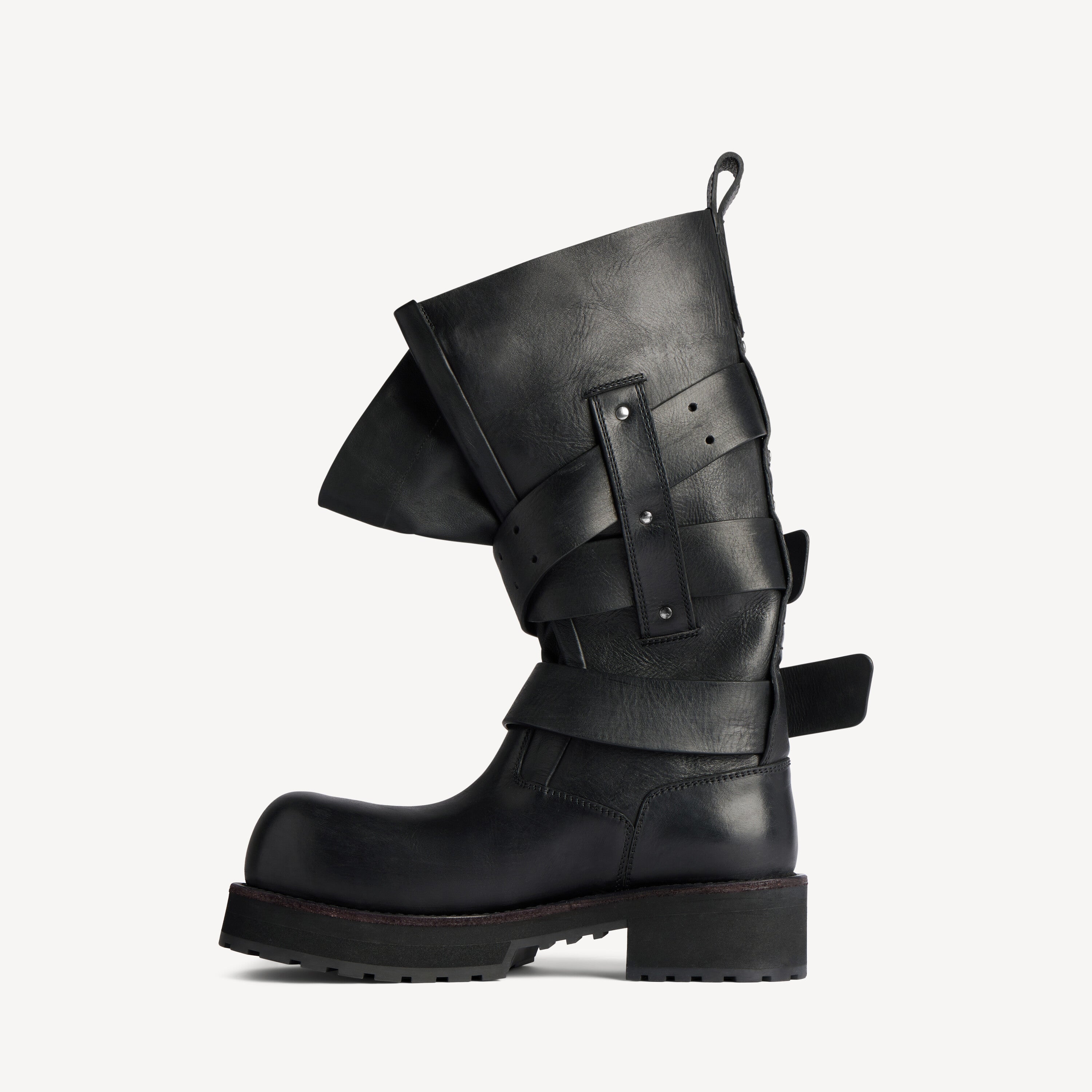 BALENCIAGA HIGH VENOM BOOT IN BLACK