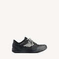 BALENCIAGA HAMPTONS WORN-OUT SNEAKER IN BLACK