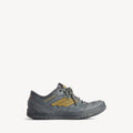 BALENCIAGA HAMPTONS WORN-OUT SNEAKER IN GREY/YELLOW
