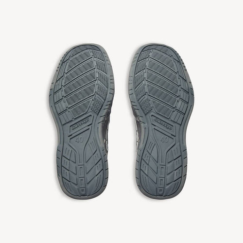 BALENCIAGA HAMPTONS WORN-OUT SNEAKER IN GREY