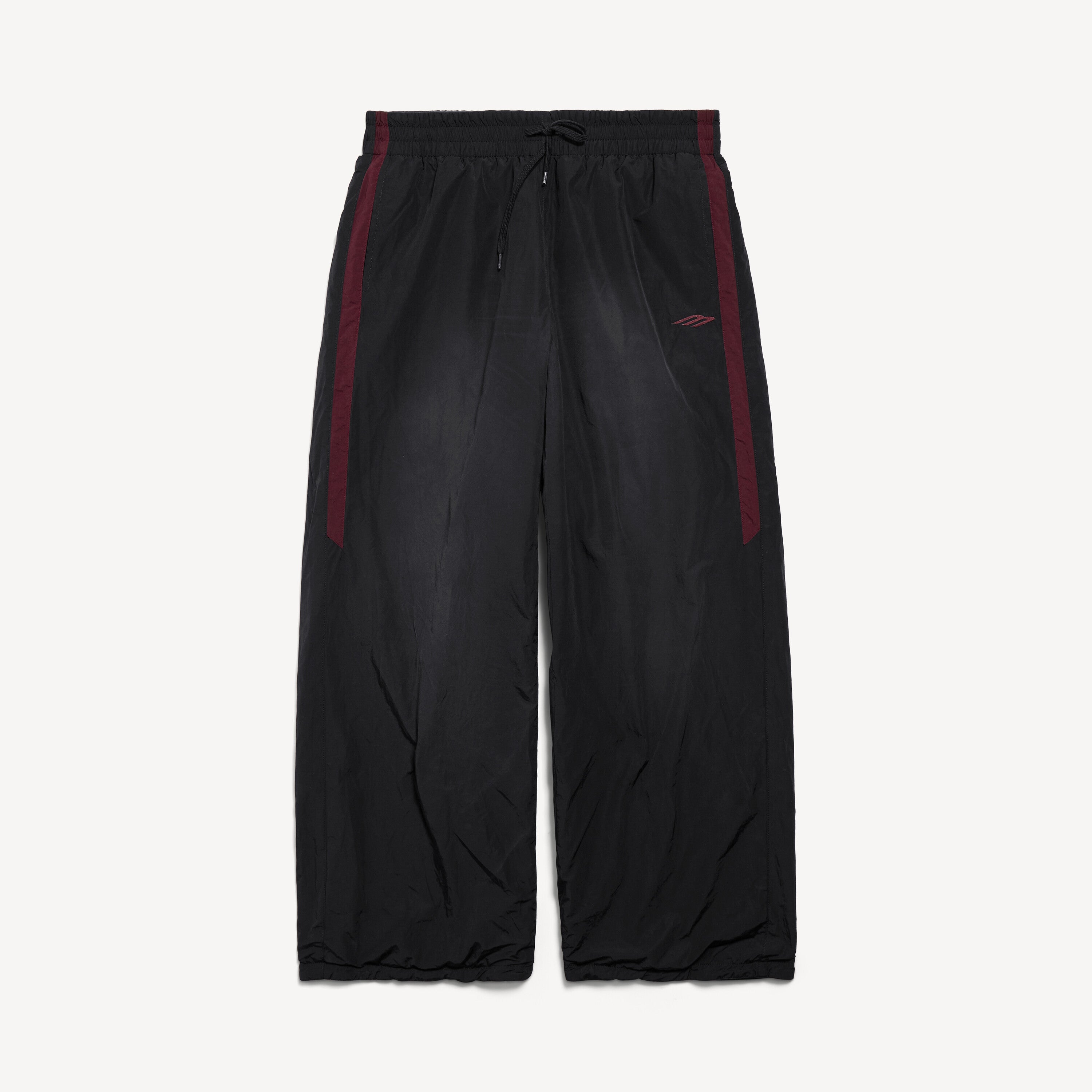 BALENCIAGA REVERSIBLE TRACKSUIT PANTS IN BLACK