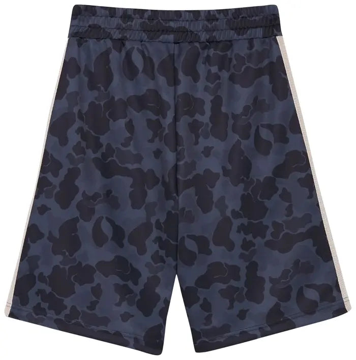 PALM ANGELS NIGHT CAMO TRACK SHORT 'BLACK/WHITE'