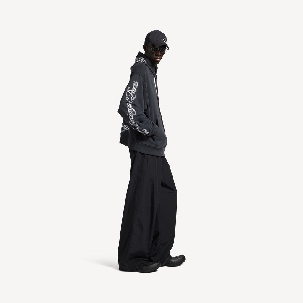 BALENCIAGA CURSIVE OVERSIZED HOODIE