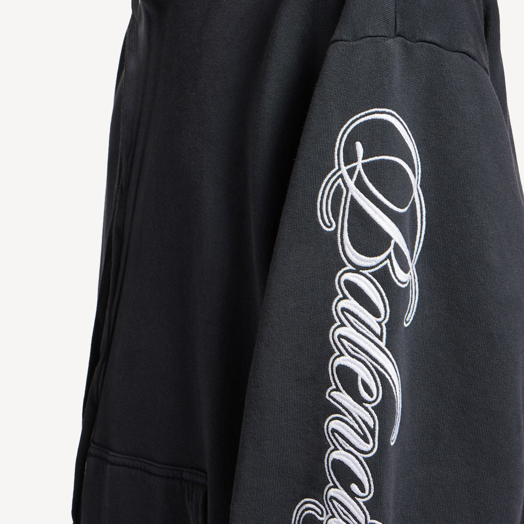 BALENCIAGA CURSIVE OVERSIZED HOODIE
