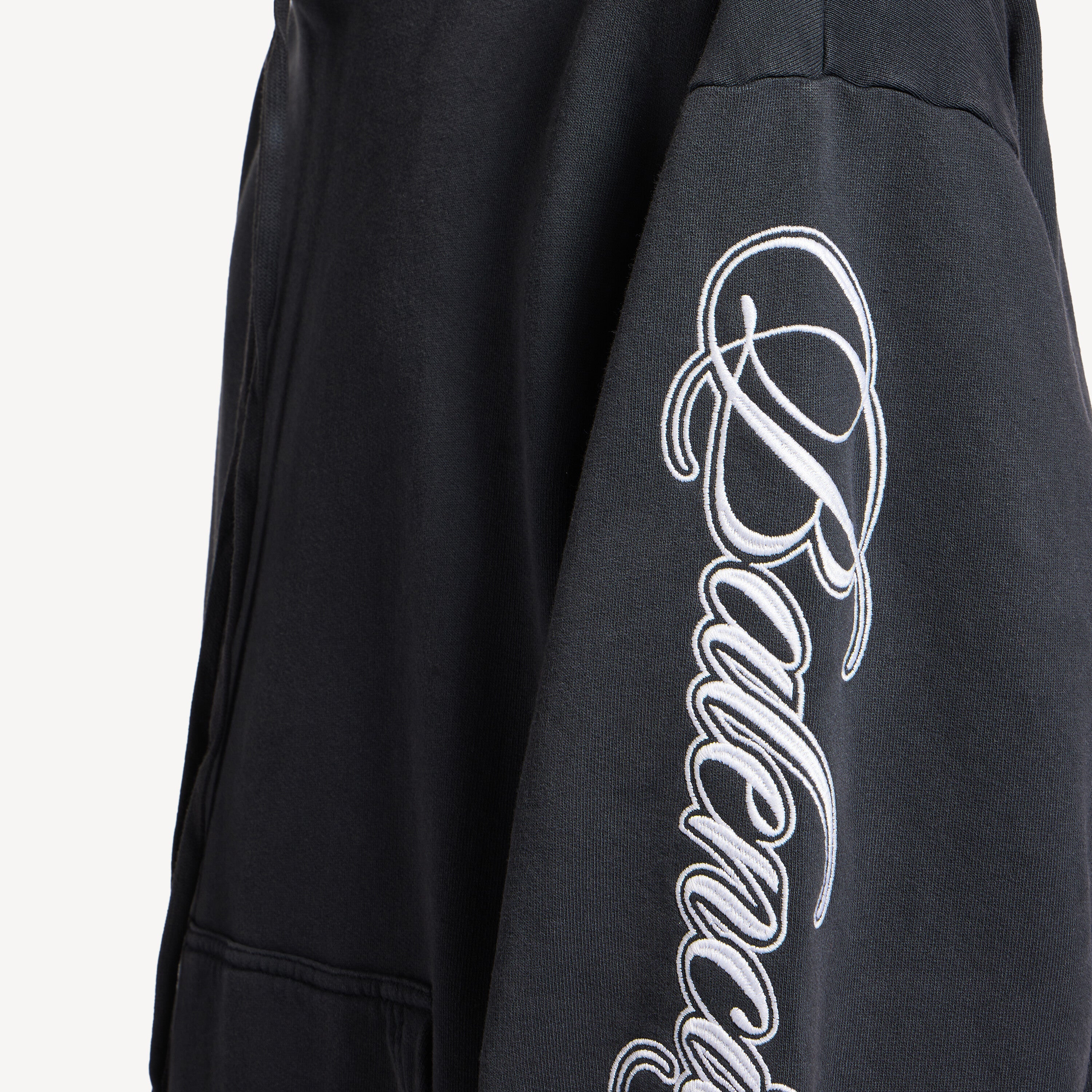 BALENCIAGA CURSIVE OVERSIZED HOODIE