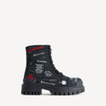 BALENCIAGA COMBAT STRIKE BOOT IN BLACK