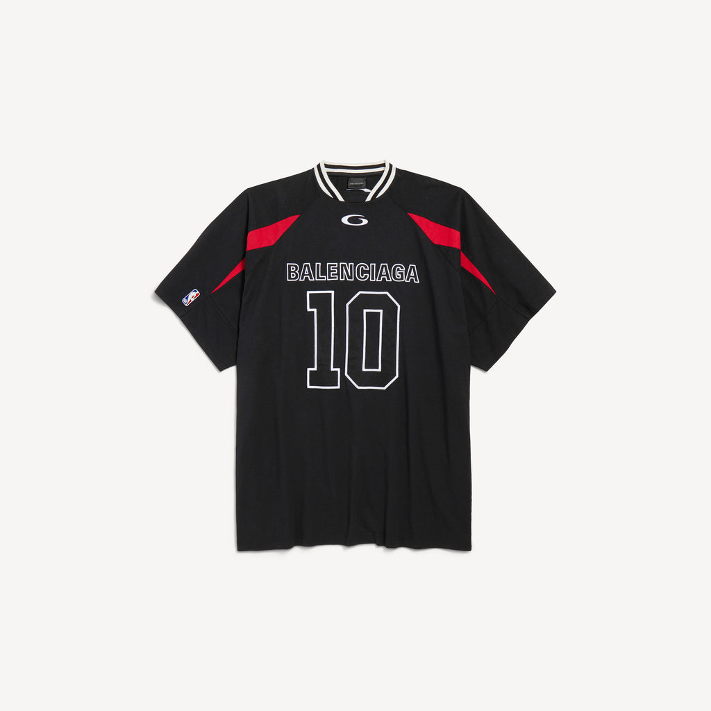 BALENCIAGA NBA COLLABORATION OVERSIZED T-SHIRT “BLACK/MULTICOLOR”