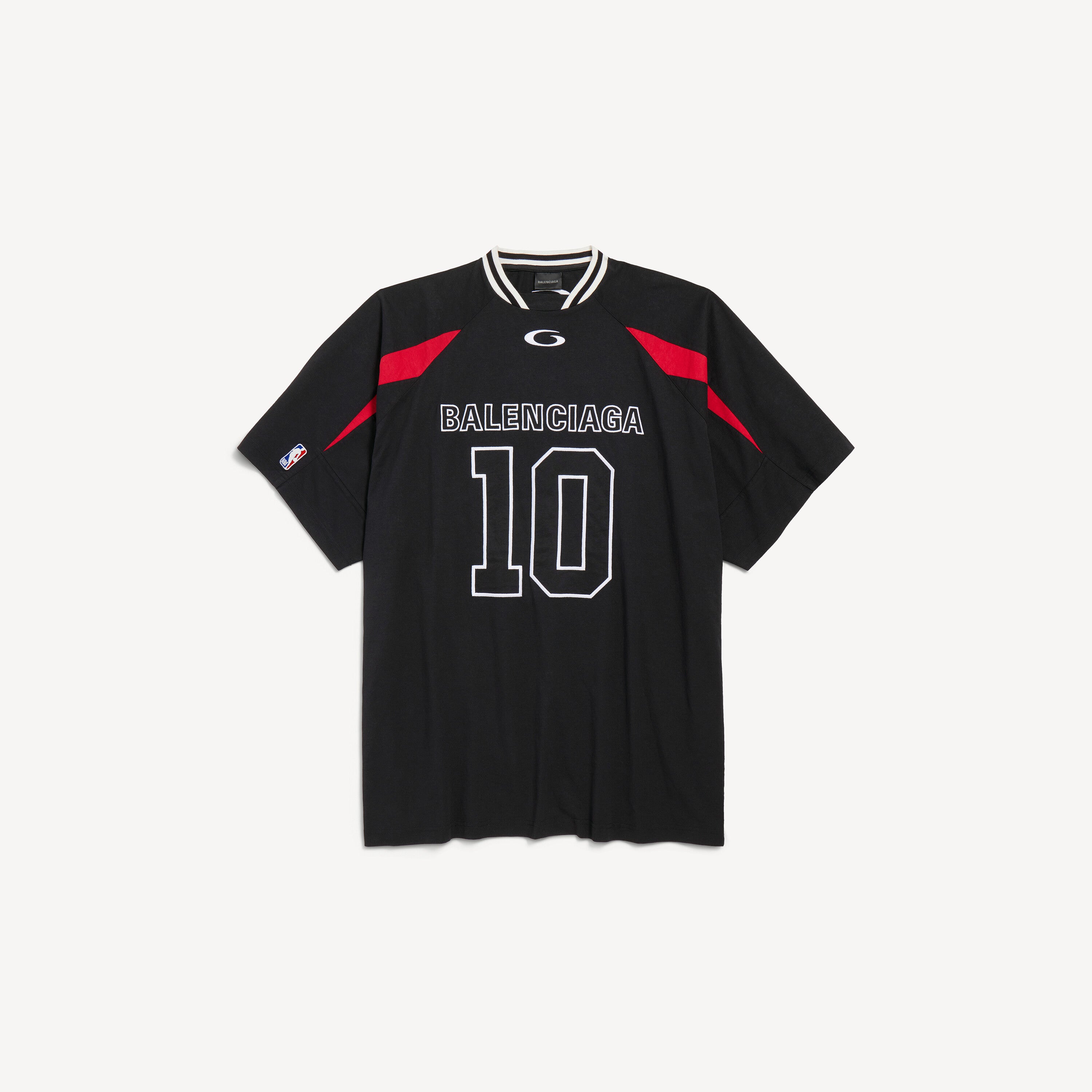 BALENCIAGA NBA COLLABORATION OVERSIZED T-SHIRT “BLACK/MULTICOLOR”